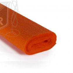 Rotolo Carta Crespa 60 gr 300 Arancione Cartotecnica Rossi Hobby Crespata Tinta Unita