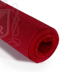 Rotolo Carta Crespa 60 gr 319 Rosso Cartotecnica Rossi Hobby Crespata Tinta Unita