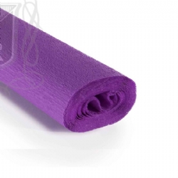 Rotolo Carta Crespa 60 gr 322 Lilla Scuro Cartotecnica Rossi Hobby Crespata Tinta Unita