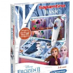  Sapientino Basic Disney Frozen 2 Schede Educative e Penna Interattiva Gioco Educativo 3 e 6 Anni  Elettronico Parlante Clementoni