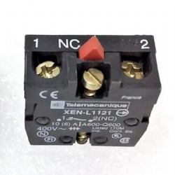 Schneider Electric XENL1121 Blocco di Contatto Singolo 1NC  Ritorno a Molla 400V Montaggio Posteriore Morsetto a Vite