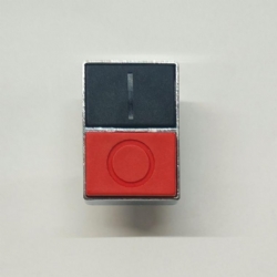 Schneider Electric ZB2BL9424 Telemecanique Testa Pulsante Doppio 2 Posizioni Accensione Nero Spegnimento Rosso Diametro 22mm