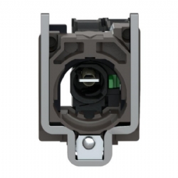 Schneider Electric ZB4BW061 Telemecanique Corpo in Metallo per Pulsante Luminoso con Elemento 1NO e Base BA9s  Diametro 22mm Morsetti a Vite