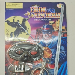 Set Accessori Eroe Mascherato Cavaliere Zorro