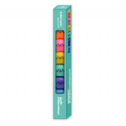 Set Mini Evidenziatori Componibili Faccine COLORXYOU Colori Assortiti Fluo