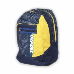 Seven - Zaino Advanced Circuit  - Colore Blu Blue Giallo Azzurro Nero Con Fantasia Circuito Scheda Elettronica
