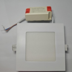 Silamp LED 6W 4200K Faretto LED da incasso quadrato slim bordo bianco 220V 50 60Hz