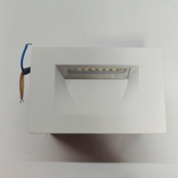 Silamp SMD CW 3W Faretto LED Bianco 3W 4200K da incasso a parete  220-240V 