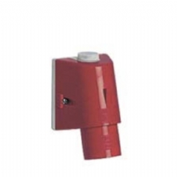 Spina Fissa Industriale da Parete Ilme PE1664SM 4 Poli 16A 380V 6H IP44 Colore Rosso 