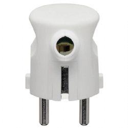 Spina Volante Vimar 241B  2P T16A  Shuko Tedesca Bianco