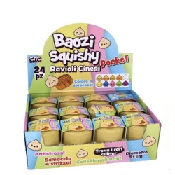 Squishy Ravioli Cinesi Baozi Antistress Trova i Rari Glitter 5 5cm