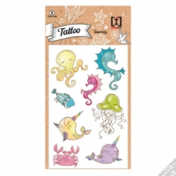 Tatuaggi Ragazza  Tattoo Temporanei Imagicom Varie Fantasie 19 x 10 cm