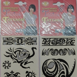 Tatuaggi  Temporanei Glitterati Carnevale Fantasie Assortite