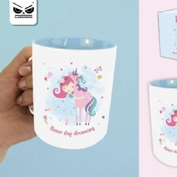 Tazza Unicorno Never Stop Dreaming  in Ceramica 320ml Gift Box