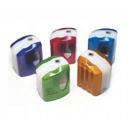 Temperamatita LEBEZ Trucciolo Temperino 1 foro a Batteria Colori Assortiti