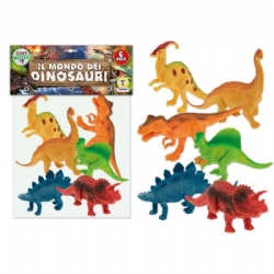 Teorema Busta Dinosauri Rigidi 6 Pezzi