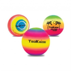 Teorema Pallone Gomma Rainbow Teokaido Arcobaleno Diametro 14 cm