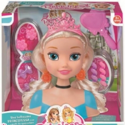Testa Bambola Principessa con Accessori