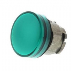 Testa Lampada Spia  Schneider Telemecanique  ZB4BV033 Gemma Liscia Diametro 22mm Colore Verde per Led Universale
