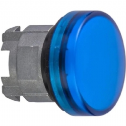 Testa Lampada Spia  Schneider Telemecanique  ZB4BV063 Gemma Liscia Diametro 22mm Colore Blu per Led Universale
