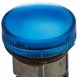 Testa Lampada Spia  Schneider Telemecanique  ZB4BV06 Gemma Liscia Diametro 22mm Colore Blu 