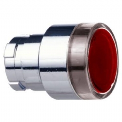 Testa Pulsante Luminoso Schneider Telemecanique  ZB2BW34 ad Impulso Luminoso Senza Marcatura Diametro 22mm Colore Rosso