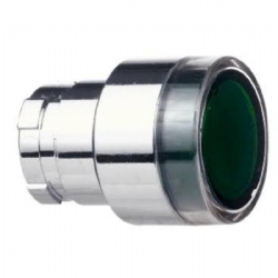 Testa Pulsante Luminoso Schneider Telemecanique  ZB2BW33 ad Impulso Luminoso Senza Marcatura Diametro 22mm Colore Verde