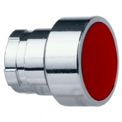 Testa Pulsante Schneider Telemecanique  ZB2BA4 ad Impulso Senza Marcatura Diametro 22mm Colore Rosso