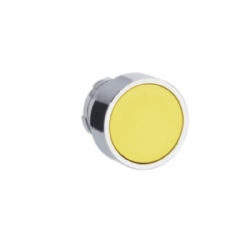 Testa Pulsante Schneider Telemecanique  ZB2BA5 ad Impulso Senza Marcatura Diametro 22mm Colore Giallo