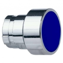 Testa Pulsante Schneider Telemecanique  ZB2BA6 ad Impulso Senza Marcatura Diametro 22mm Colore Blu
