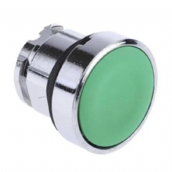 Testa Pulsante Schneider Telemecanique  ZB4BA3 ad Impulso Senza Marcatura Diametro 22mm Colore Verde