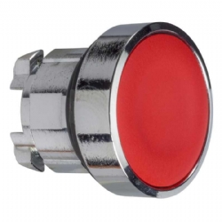 Testa Pulsante Schneider Telemecanique  ZB4BA4 ad Impulso Senza Marcatura Diametro 22mm Colore Rosso