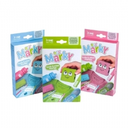 Timbro per tessuti Colop Diy Marky Colore Azzurro Verde Rosa