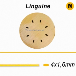 Trafila in Bronzo Speciale Linguine - La Fattorina Macchina con tagliapasta automatico per fare la pasta fresca 