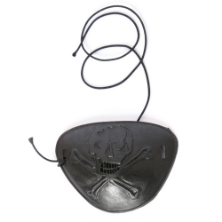 Benda Nera Copertura Occhio Capitano Uncino Halloween per Travestimenti Horror Orrore