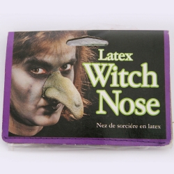 Naso lungo Strega Mostro Halloween Grigio Verde per Travestimenti Horror Orrore
