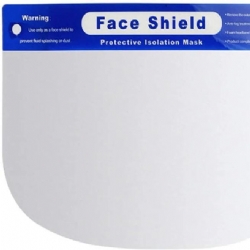 Visiera Protettiva Trasparente Schermo Facciale Parafiato Antiappannamento 1 Pezzo