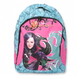 Zaino Scuola Descendants - Mal Colore Rosa Viola Verde Azzurro - Originale Disney