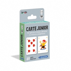 Clementoni - Carte Junior - Scopa Briscola - Carte da Gioco Illustrate Bambini