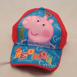 Cappellino George - Peppa Pig Rosa Rosso Blu