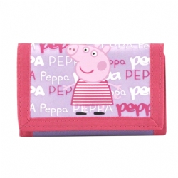 Portafoglio Bambina - Peppa Pig - Rosa Fuxia Viola
