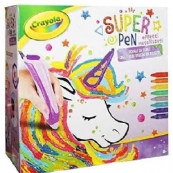 Super Pen - Unicorno - Crayola - Gioco in Scatola - Creativit Bambina Bambino - Colori Pastelli Neon