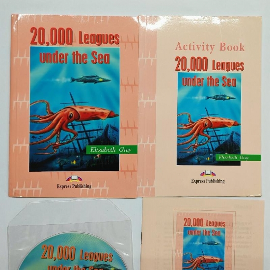 20000 Leagues under the Sea Ventimila leghe sotto i mari di Elizabeth Gray Copertina Flessibile Express Publishing - 2