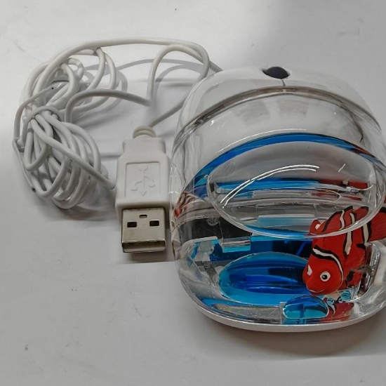 Aquatek AQ 511 Mouse Vintage Ottico Standard USB Bianco 3 Pulsanti con Ruota di Scorrimento  - 2