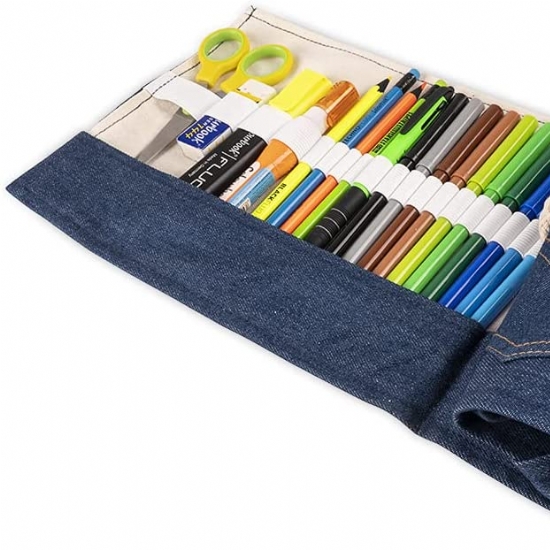 Astuccio arrotolabile in jeans - Roll Jeans - Colourbook - Portacolori - 2