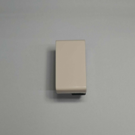 Ave Sistema45 45225 deviatore+pulsante per scatola tonda 16A bianco chiaro - 1