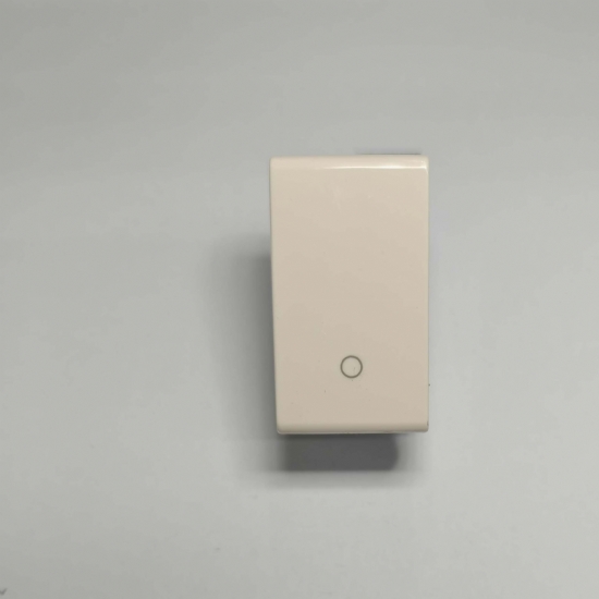 Ave Sistema45 45255 pulsante+pulsante per scatola tonda 10A bianco chiaro - 1