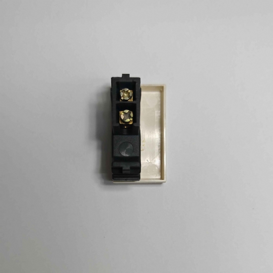 Ave Sistema45 45255 pulsante+pulsante per scatola tonda 10A bianco chiaro - 2