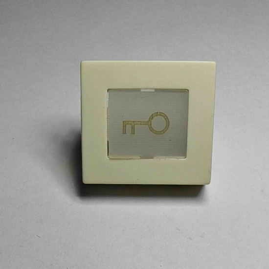 Ave Sistema45  45300 piastrina di segnalazione simbolo chiave di ricambio bianco chiaro - 1