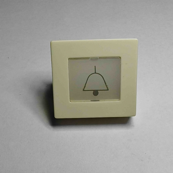 Ave Sistema45  45300 piastrina di segnalazione simbolo  campanello di ricambio bianco chiaro - 1